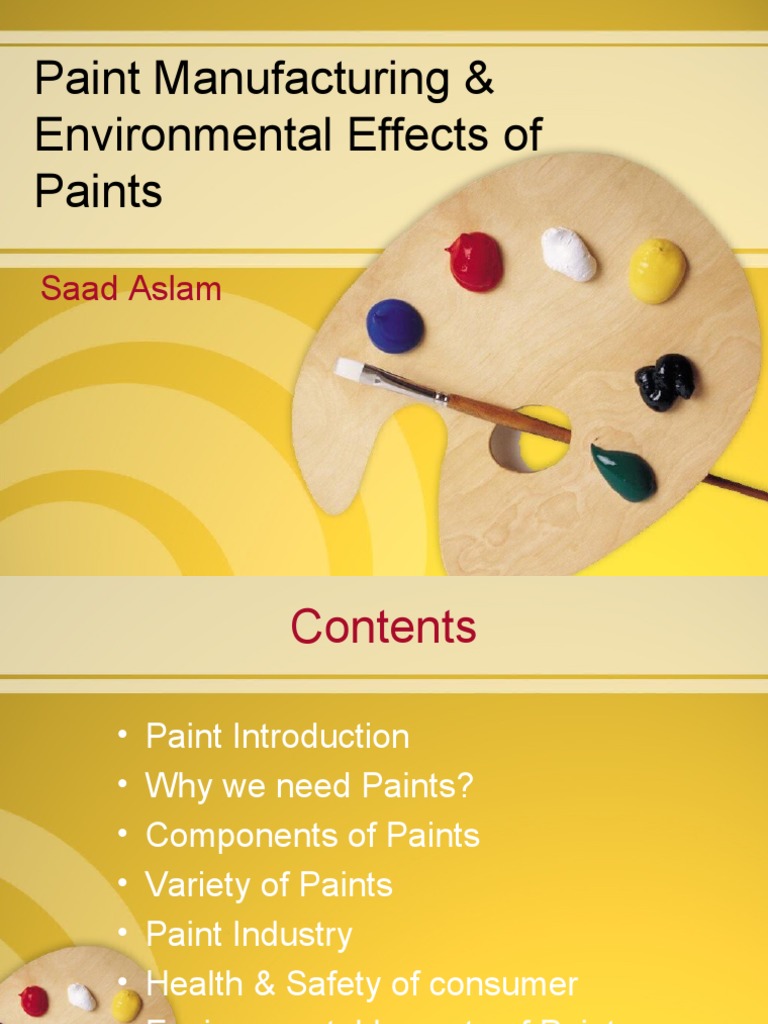 Paint Manufacturing PDF