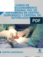 Curso de perfeccionamiento enfermería centro quirúrgico y esterilización