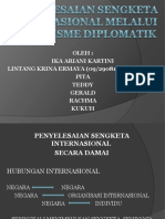  Sengketa Internasional Melalui Mekanisme Diplomatik