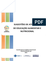 Cartilha Atividades Educação Alimentar e Nutricional