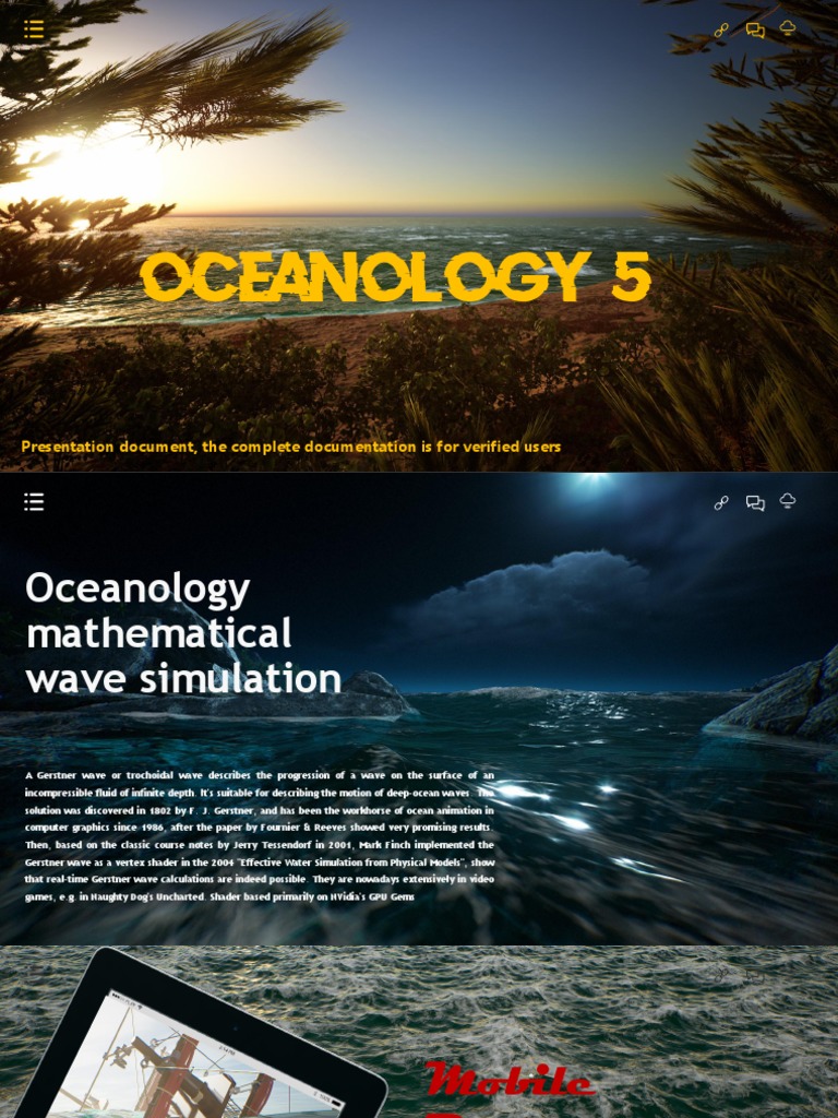 Oceanology 5: Advanced Wave Simulation | PDF