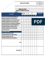 For SSO 023 Check List de Tirfor