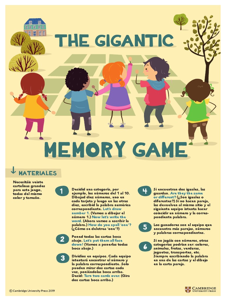 46 The Gigantic Memory Game | PDF