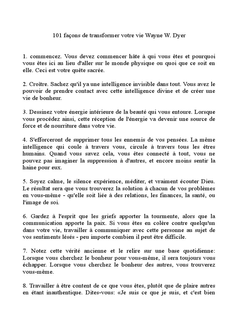 Sarah Young Un Moment Avec Jesus Pdf 101 Facons de Transformer Votre Vie Wayne W. Dyer | PDF | Amour | Dieu