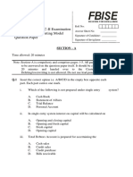 HSSC-LL Accounting Model Paper