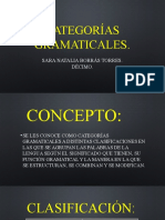 Categorías Gramaticales