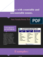 Quantifiers With Countable and Uncountable Nouns