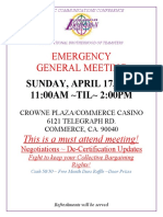 April 17 2011 Emergency Meeting