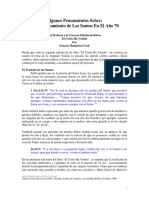 El Arrebatamiento de Los Santos en El 70 DC