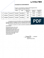 DECLARAÇÃO DE CONFORMIDADE - Monofásico Livoltek