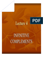 4 Infinitive Complements 1