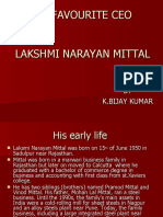 My Favourite Ceo Lakshmi Narayan Mittal