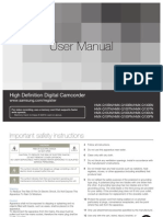 Download Samsung Camcorder HMX-Q10N English User Manual by Samsung Camera SN52903225 doc pdf