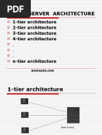 E-Commerce Client Server Architecture