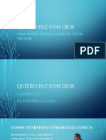 Quiero Paz Con Dios, Lección 2