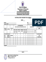 Functional Literacy Assessment Tool in English