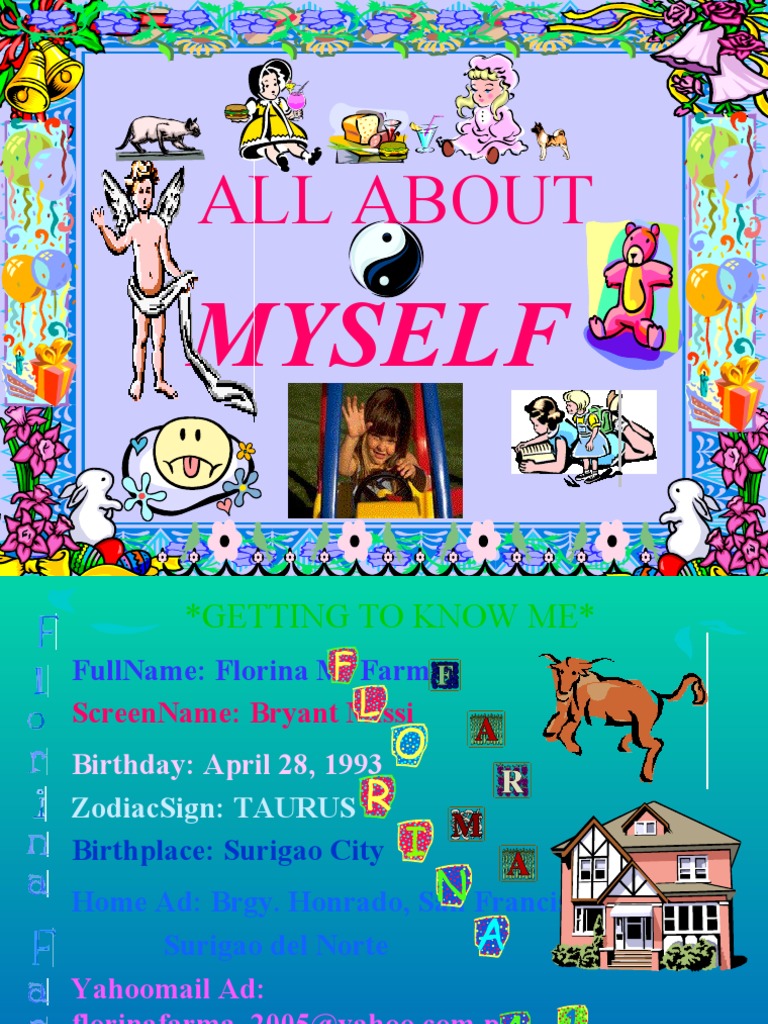 All About Myself | PDF