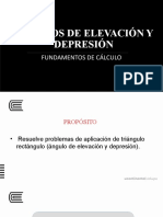 Sem 6 - Sesión 34 - Ángulo de Elevación y Depresión