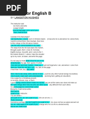 Theme For English B-Annotation | PDF