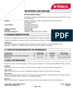 Safety Data Sheet: 1. Identification of The Material and Supplier