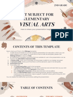 Art Subject For Elementary: Visual Arts