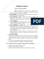 Didactica General (Relacion de La Didactica Con Las Otras Disciplinas) - 20-9-21