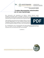 Comisión Verdad - Documentos Caso Ayotzinapa