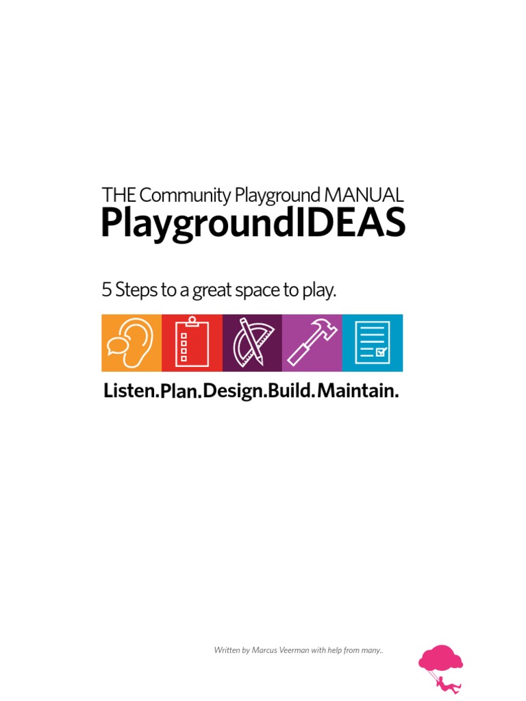 Playground Ideas Community Playground Manual | PDF | Playground ...
