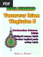 Tajuk Pendidikan Islam Tingkatan 5