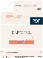 ANALISIS KAPTOPRIL