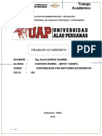 Contabilidad Por Sectores Económicos 2018