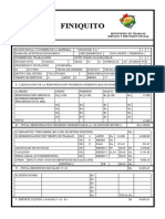 Finiquito de contrato de trabajo de ingeniera con 4 años de servicio