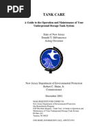 Tank Care: A Guide To The Operation and Maintenance of Your Underground Storage Tank System