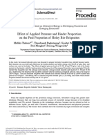 2015 Effect of Applied Pressure and Binder Proportion On The Fuel Properties of Holey Bio-Briquettes