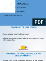 Trabalho de Uma Força