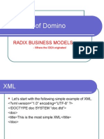 New Face of Domino: Radix Business Models
