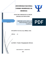 Importancia de La Evaluacion Psicologica