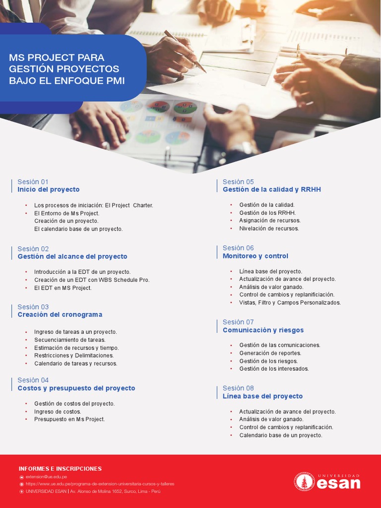 MS Project para Gestion Proyectos Bajo El Enfoque PMI | PDF | Business