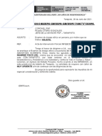 Solicitud de exámenes y levantamiento de huellas en investigación policial