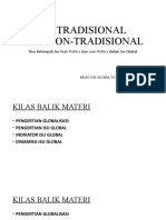 Konsep Keamanan Tradisional Dan Non-Tradisional Dalam Hubungan Internasional