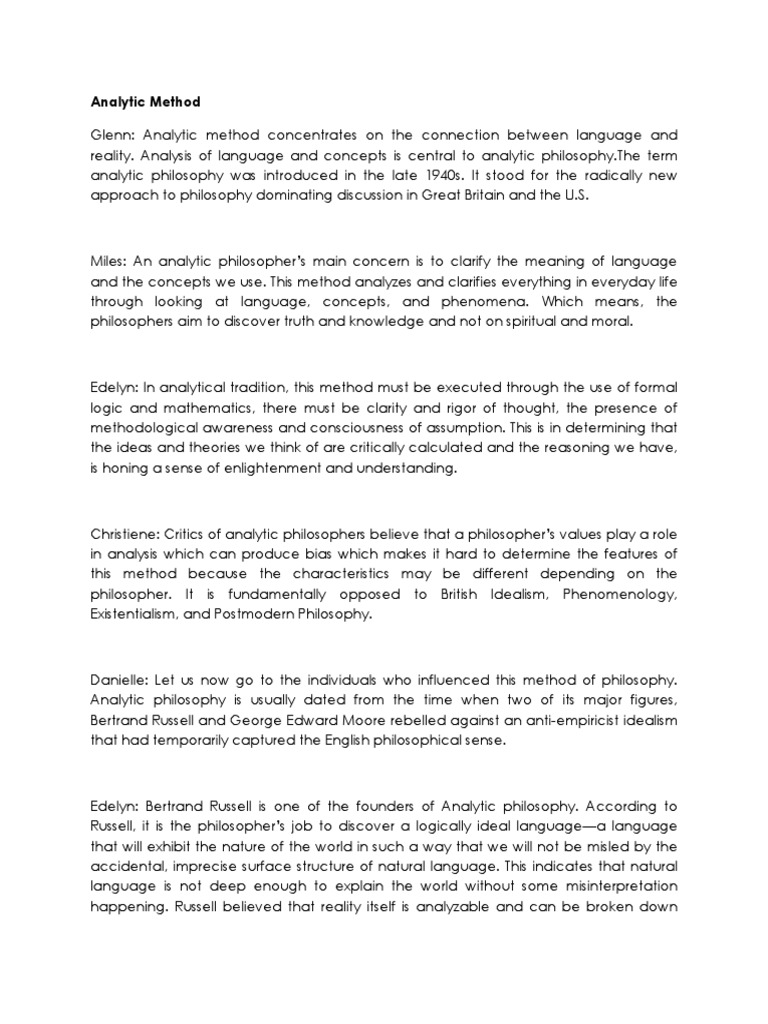 Understanding Analytic Philosophy | PDF | Analytic Philosophy | Idealism