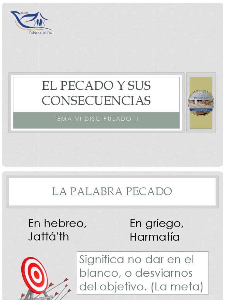 El Pecado y Sus Consecuencias | PDF | Pecado | Creencia y doctrina ...