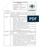 SOP Pemakaian APD Level 3