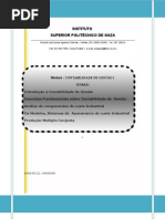 Contabilidade de Gestão I
