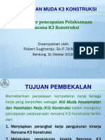 PEMBEKALAN MUDA K3 KONSTRUKSI. Mengukur Pencapaian Pelaksanaan Rencana K3 Konstruksi