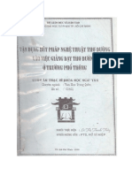 Luận án Thạc sĩ Khoa học ngữ văn - Vận dụng bút pháp nghệ thuật thơ Đường vào việc giảng dạy thơ Đường ở trường phổ thông - 1075464