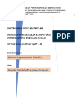 On3-Review Penyusunan Laporan Best Practice