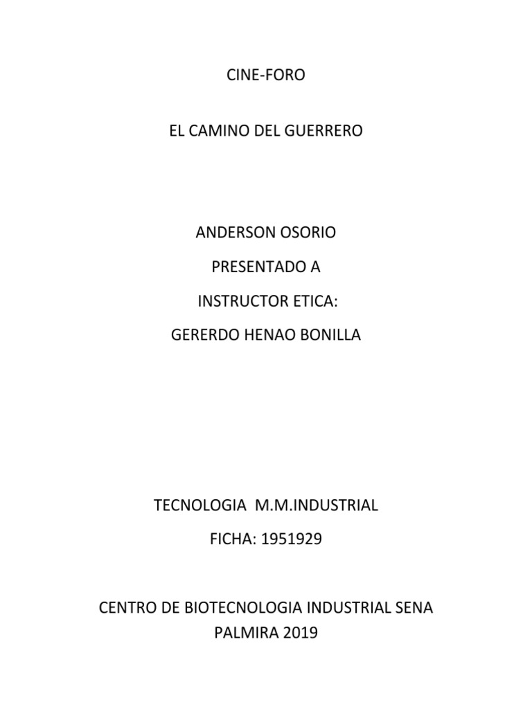 El Camino Del Guerrero | PDF | Felicidad
