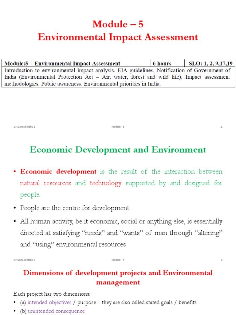 Understanding Environmental Impact Assessments A Comprehensive