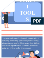 Authentic Assessment Tools